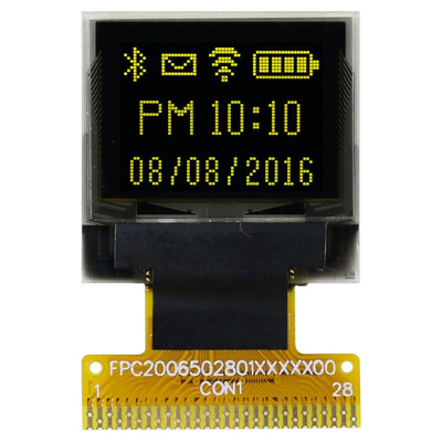 Midas 0.66in Yellow Passive matrix OLED Display 64 x 48pixels COT I2C, Parallel, SPI Interface