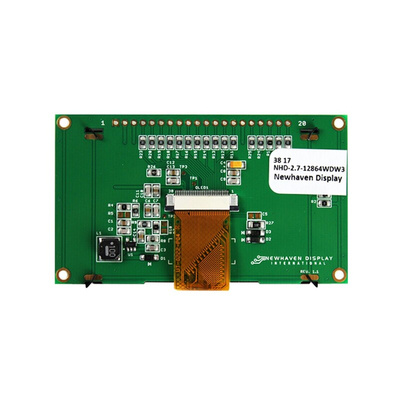 NEWHAVEN DISPLAY INTERNATIONAL 2.7in White OLED Display Serial/Parallel Interface