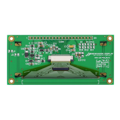 NEWHAVEN DISPLAY INTERNATIONAL 2.8in Blue OLED Display Serial/Parallel Interface