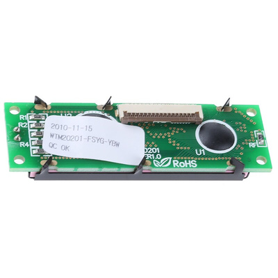 Theale 20203STFY TH20203 Alphanumeric LCD Display, 2 Rows by 20 Characters, Transflective