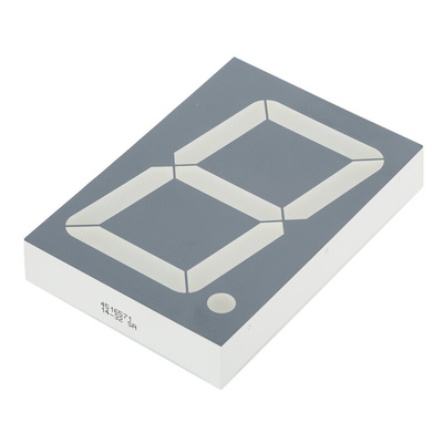 SA23-11EWA Kingbright 7-Segment LED Display, CA Red 57 mcd RH DP 57mm