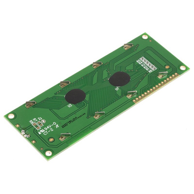 Displaytech 162F-CC-BC-3LP Alphanumeric LCD Display, White on Blue, 2 Rows by 16 Characters, Transflective