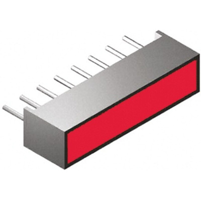 KB-B100SURKW Kingbright Light Bar LED Display, Red 370 mcd