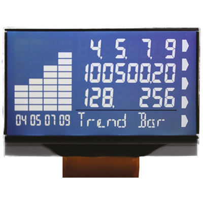 GPEG KS008A4B Alphanumeric LCD Display White, 4 Rows by 18 Characters, Transflective
