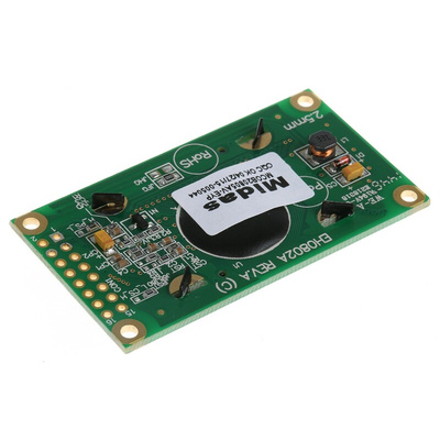 Midas Yellow Passive matrix OLED Display COB Parallel Interface