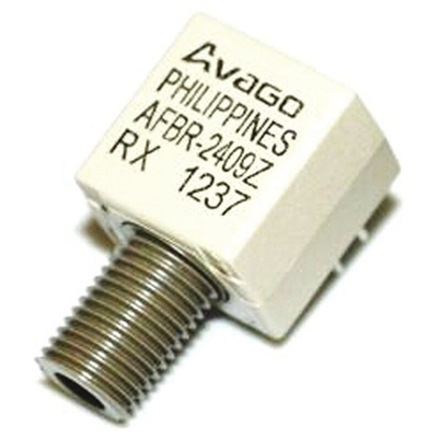 Broadcom AFBR-2409Z 50MBd 865nm Fibre Optic Receiver, Round, SMA Connector