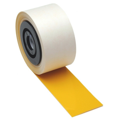 Brady on Yellow Label Printer Tape, 101.6 mm Width