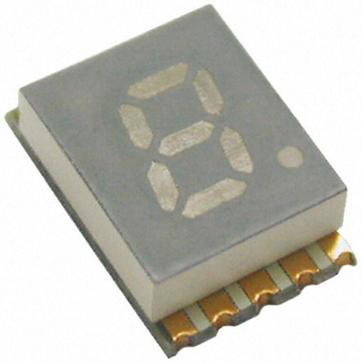 KCSC02-123 Kingbright 7-Segment LED Display, CC Green 12 mcd RH DP 5.1mm