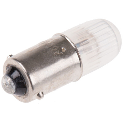 RS PRO Orange Indicator Lamp, 220/250V, BA9s Base
