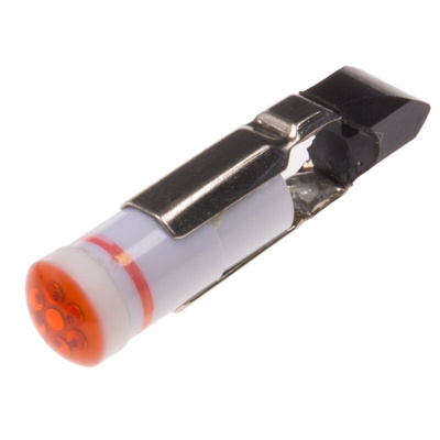 RS PRO Red LED Indicator Lamp, 24V dc, Telephone Slide Base, 5.5mm Diameter, 35mcd