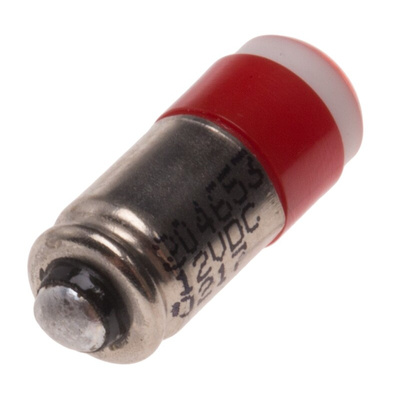 RS PRO Red LED Indicator Lamp, 28V dc, Midget Groove Base, 6mm Diameter, 40mcd