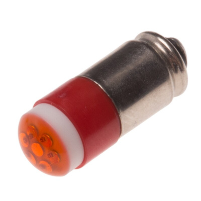 RS PRO Red LED Indicator Lamp, 28V dc, Midget Groove Base, 6mm Diameter, 40mcd