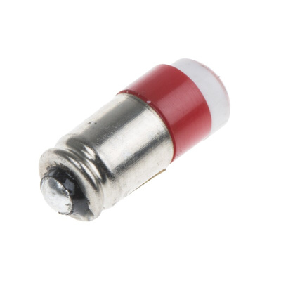 RS PRO Red LED Indicator Lamp, 24V ac/dc, Midget Groove Base, 6mm Diameter, 40mcd