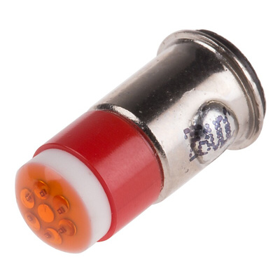 RS PRO Red LED Indicator Lamp, 28V dc, Midget Flange Base, 6mm Diameter, 40mcd