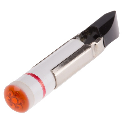 RS PRO Red LED Indicator Lamp, 12V dc, Telephone Slide Base, 5.5mm Diameter, 36mcd