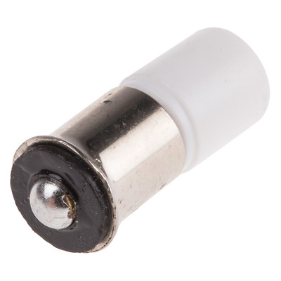 RS PRO White LED Indicator Lamp, 28V dc, Midget Flange Base, 6mm Diameter, 2070mcd