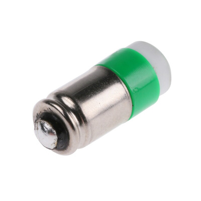 RS PRO Green LED Indicator Lamp, 24V dc, Midget Groove Base, 6mm Diameter, 35mcd