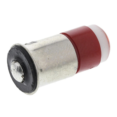 RS PRO Red LED Indicator Lamp, 24V dc, Midget Flange Base, 6mm Diameter, 40mcd