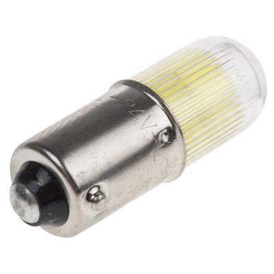 RS PRO Yellow LED Indicator Lamp, 24V dc, BA9s Base, 11mm Diameter, 65mcd
