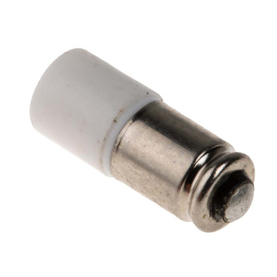 RS PRO White LED Indicator Lamp, 24V ac/dc, Midget Groove Base, 6mm Diameter, 2070mcd