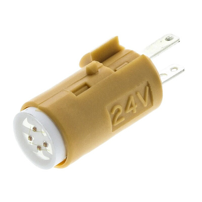 Omron Yellow LED Indicator Lamp, 24V dc