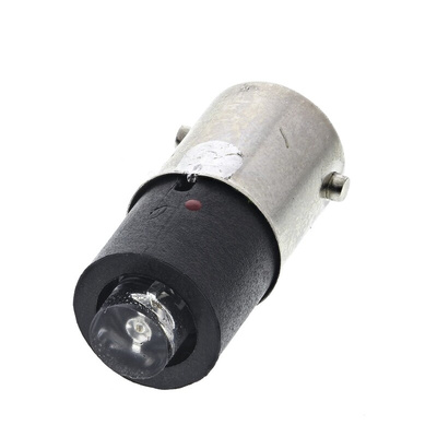Marl Red LED Indicator Lamp, 24V dc, BA9s Base, 4.9mm Diameter, 2750mcd