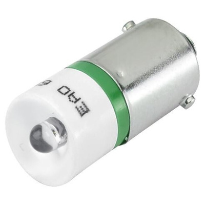 EAO Green LED LED Reflector Bulb, 130V ac/dc, 450mcd