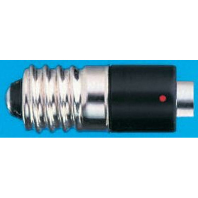 Marl White LED Reflector Bulb, 110V ac, E10 Base, 4.8mm Diameter, 750mcd