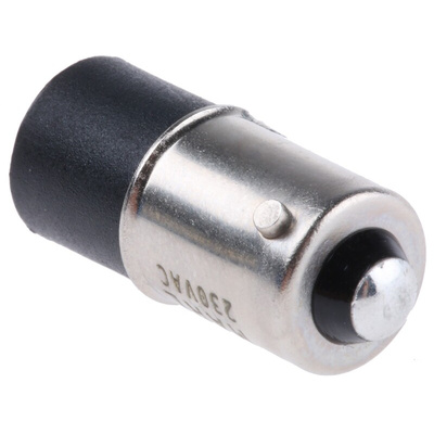 Marl White LED Indicator Lamp, 230V ac, BA9s Base, 4.8mm Diameter, 450mcd