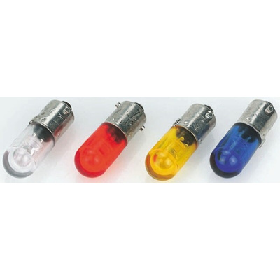 Dialight Green LED Indicator Lamp, 14V dc, BA9s Base, 10mm Diameter, 1650mcd