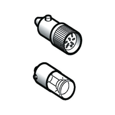 Schneider Electric Orange LED LED Reflector Lamp, 24 V ac/dc, BA9 Base