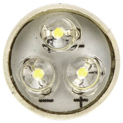 JKL Components White LED Indicator Lamp, 24V dc, Wedge Base, 10.4mm Diameter