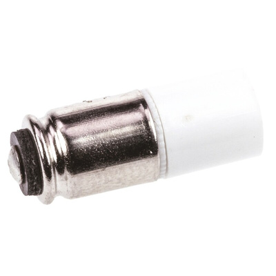 JKL Components White LED Indicator Lamp, 24V dc, Midget Groove Base, 6.2mm Diameter