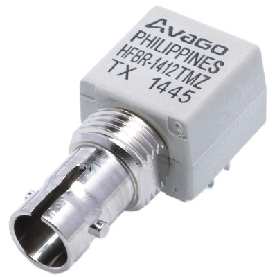 Broadcom HFBR-1412TMZ, 5MBd Fibre Optic Transmitter 820nm, ST ST Connector, 27.2 x 12.7 x 10.2mm