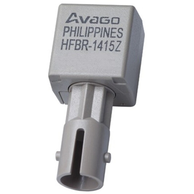 Broadcom HFBR-1415Z, 160MBd Fibre Optic Transmitter 820nm, ST ST Connector, 27.2 x 12.7 x 10.2mm