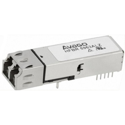 Broadcom HFBR-5963ALZ Fibre Optic Transceiver, LC Connector, 125 MBd, 155.52 MBd, 1380nm 1380nm 10-Pin 2 x 5