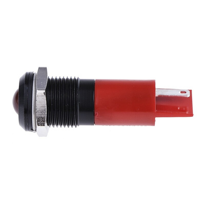 RS PRO Red Panel Mount Indicator, 14mm Mounting Hole Size, IP67