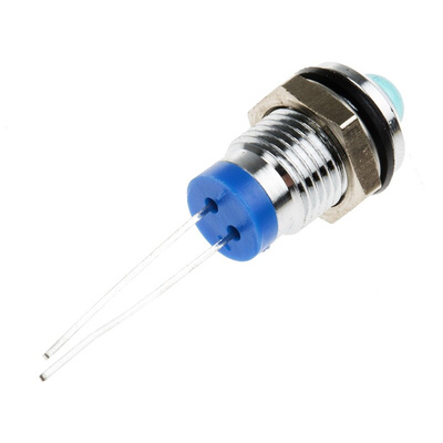 RS PRO Blue Panel Mount Indicator, 2V dc, 8mm Mounting Hole Size, IP67
