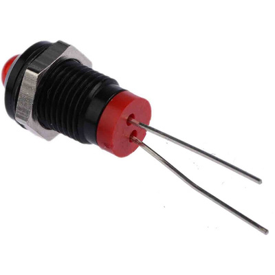 RS PRO Red Panel Mount Indicator, 2V dc, 8mm Mounting Hole Size, IP67