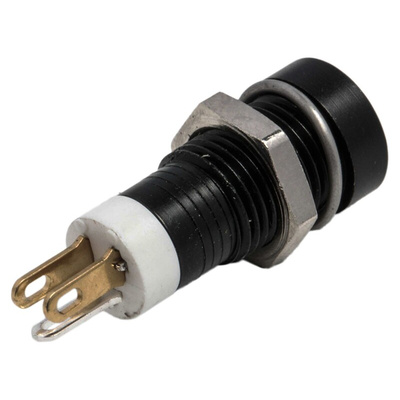 RS PRO Green, Red, Yellow Panel Mount Indicator, 2V dc, 8mm Mounting Hole Size, Solder Tab Termination
