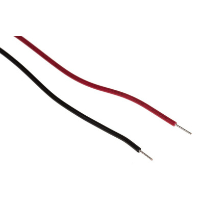 RS PRO Red Panel Mount Indicator, 12V dc, 12mm Mounting Hole Size, Lead Wires Termination