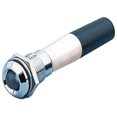 RS PRO White Panel Mount Indicator, 230V ac, 12mm Mounting Hole Size, IP67