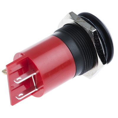 RS PRO Red Panel Mount Indicator, 230V ac, 22mm Mounting Hole Size