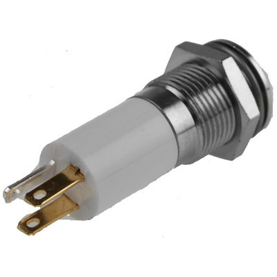 RS PRO Green, Red, Yellow Panel Mount Indicator, 12V dc, 14mm Mounting Hole Size, Solder Tab Termination