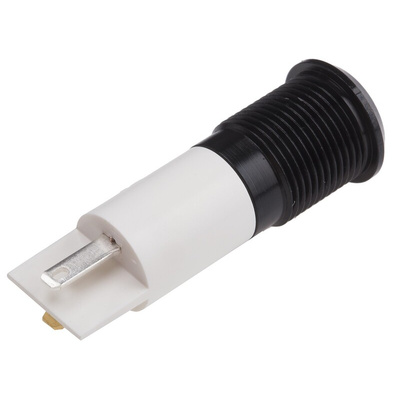 RS PRO Orange Panel Mount Indicator, 240V, 14.5mm Mounting Hole Size, Solder Tab Termination, IP40