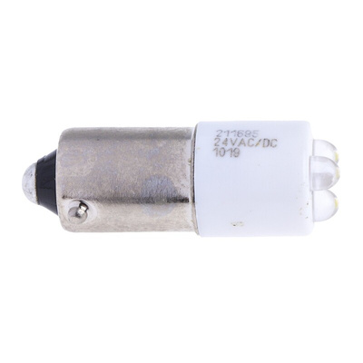 RS PRO White Panel Mount Indicator, 25 x 10mm Mounting Hole Size