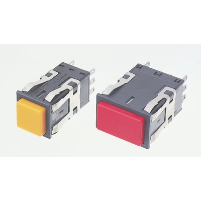 Indicator Lens Rectangle Style, Red
