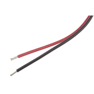 RS PRO Red Panel Mount Indicator, 12V dc, 22mm Mounting Hole Size, Lead Wires Termination, IP67