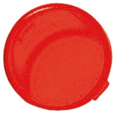 Panel Mount Indicator Lens Round Style, Red, 15mm diameter