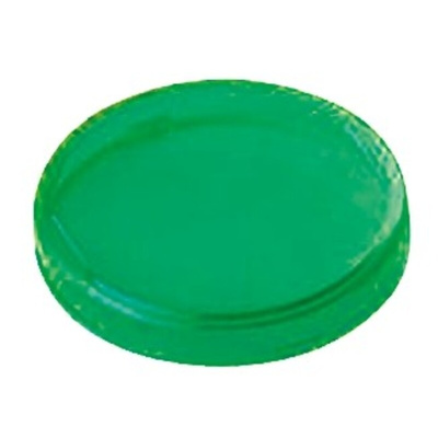 Panel Mount Indicator Lens Round Style, Green, 26mm diameter